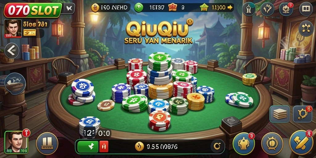 Tampilan gameplay QiuQiu yang menarik dan seru.