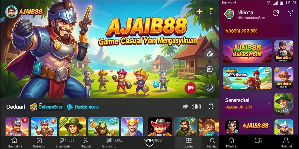 Gameplay seru AJAIB88 dengan grafis menarik dan tantangan mengasyikkan.