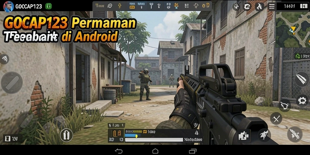 Gameplay seru dan mendebarkan dari GOCAP123 di dalam aksi FPS.