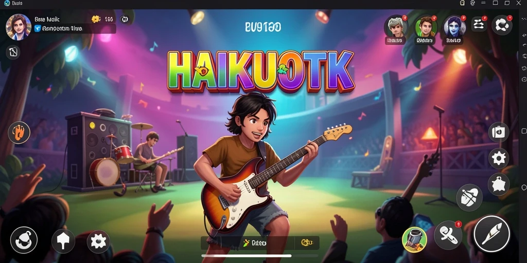 Screenshot utama HAIKUOTK yang menunjukkan gameplay seru dan interaktif.
