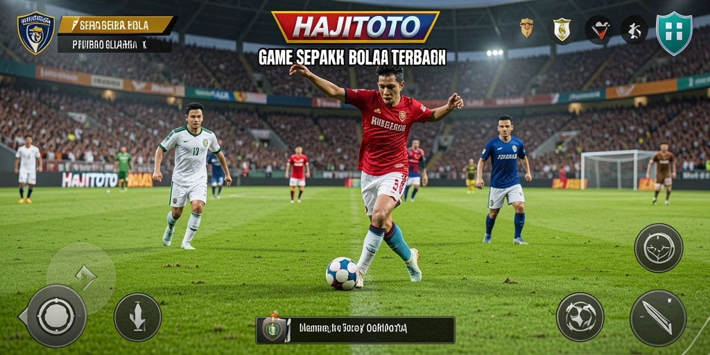 Tampilan gameplay menarik dari permainan sepak bola di HAJITOTO.