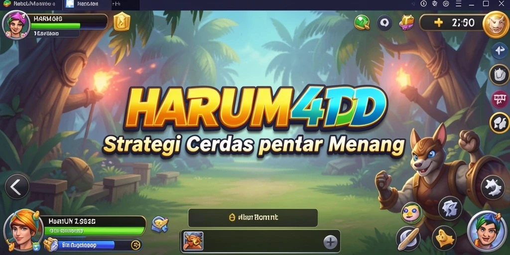 Tampilan gameplay strategis HARUM4D yang mendebarkan dan penuh aksi.