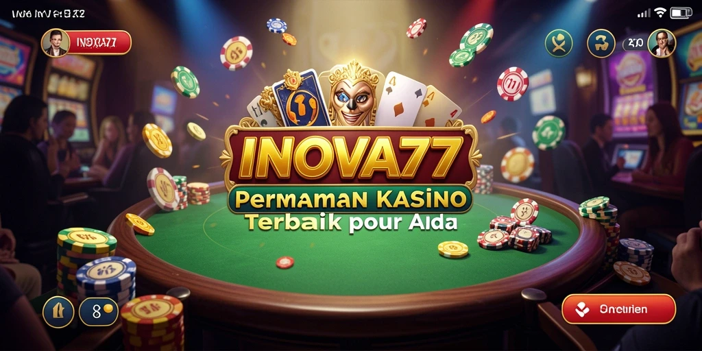 Tangkapan layar gameplay INOVA77 menunjukkan keseruan dalam permainan Kasino.