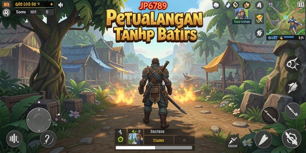 Momen seru dari gameplay Open World JP6789 yang luas dan menakjubkan.