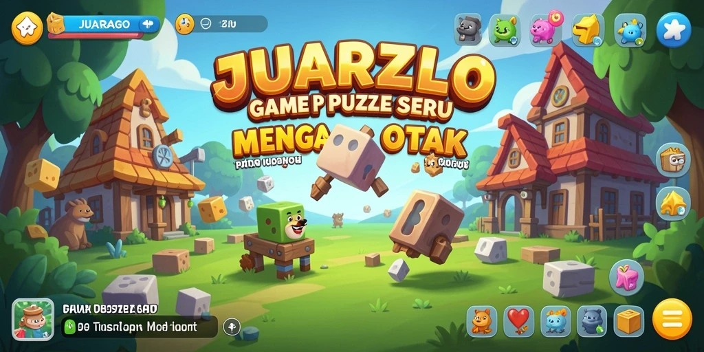 Screenshot gameplay JUARAGO yang menampilkan tantangan puzzle seru.