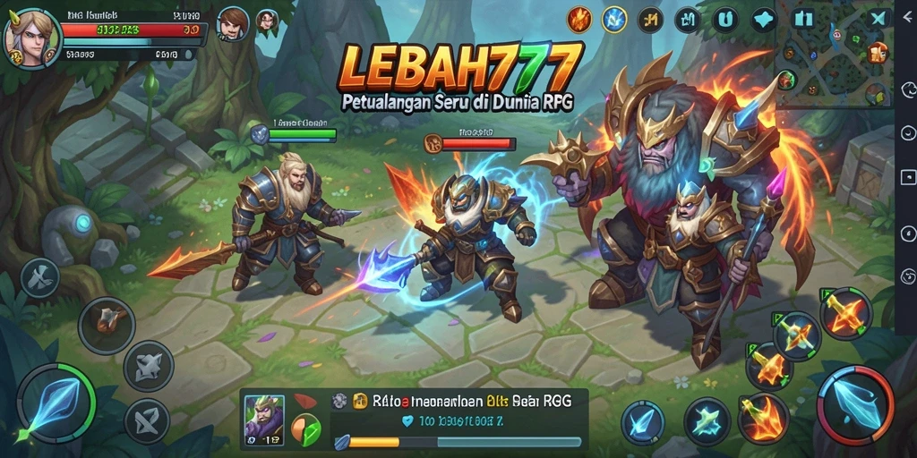 Tampilan gameplay RPG yang seru dan menantang di LEBAH777.