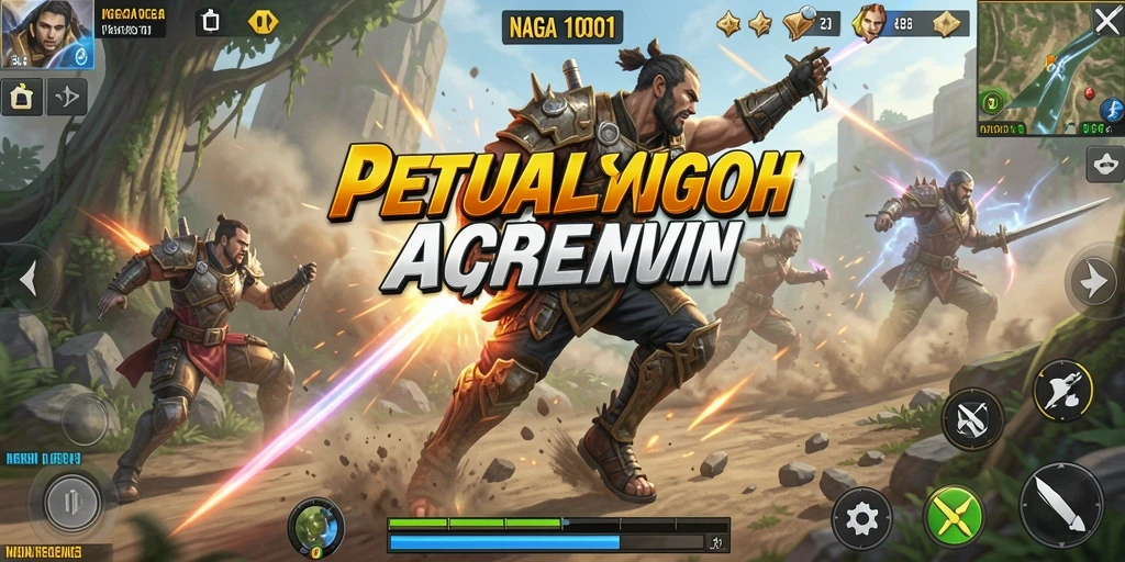 Gameplay NAGA1001 yang penuh aksi dan seru.