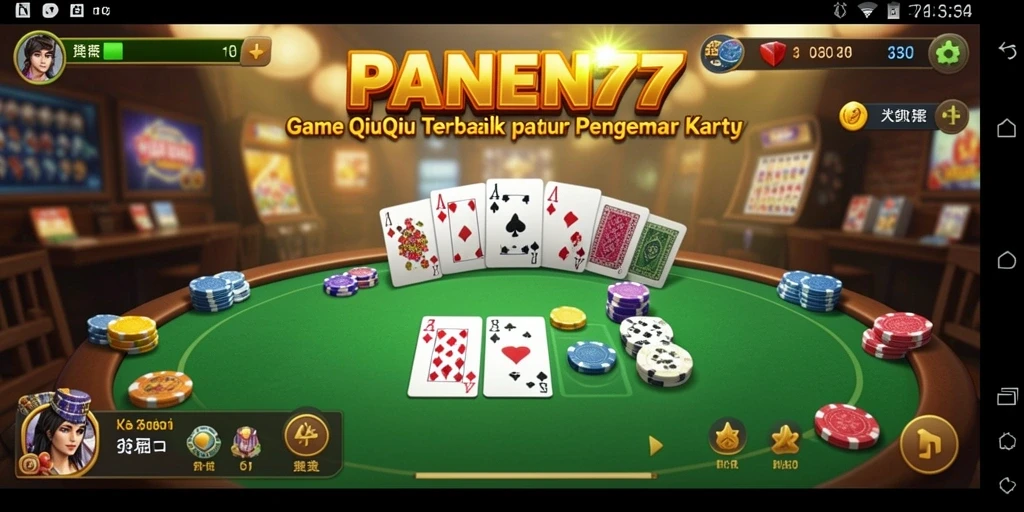Screenshot gameplay QiuQiu di PANEN77 yang seru dan menarik.