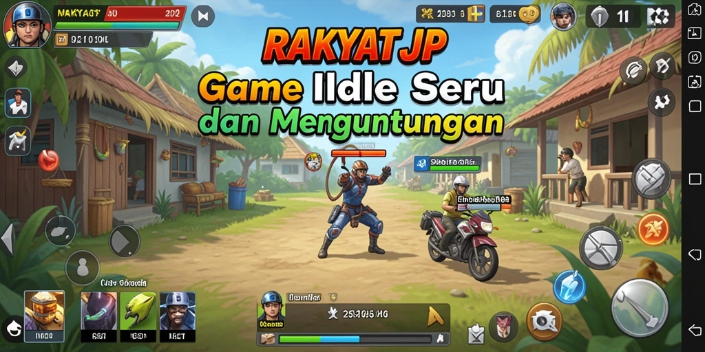 Tampilan gameplay RAKYATJP yang menarik dan interaktif.