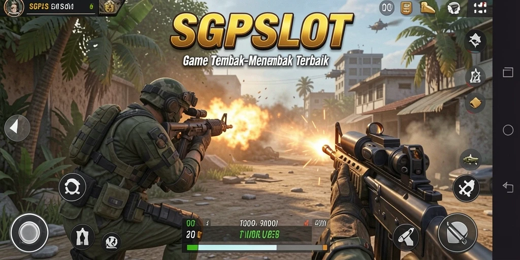 Gameplay seru dengan aksi tembak-menembak yang intens di SGPSLOT.